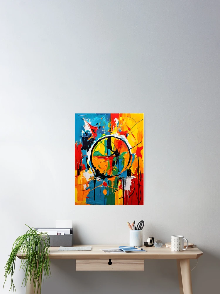 Thumbnail 2 of 3, Poster, Abstract Expression designed and sold by Crafted-AI.