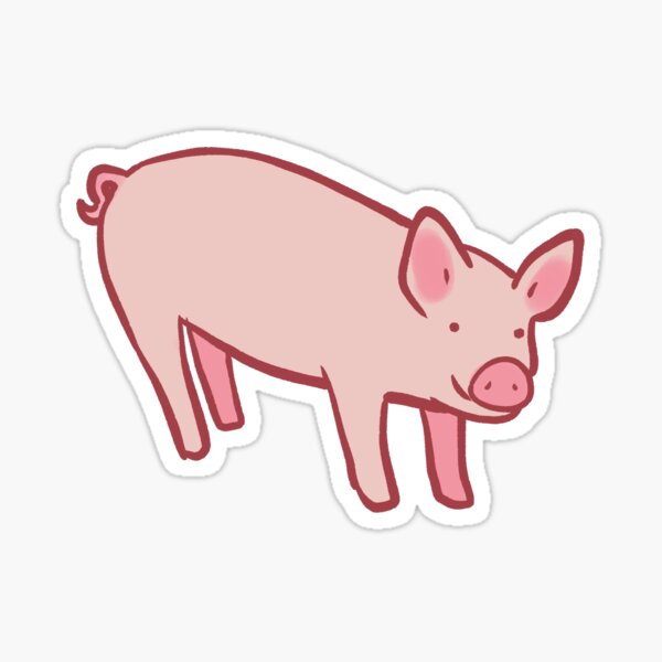 Item preview, Pig illustration  designed and sold by Mayarart.