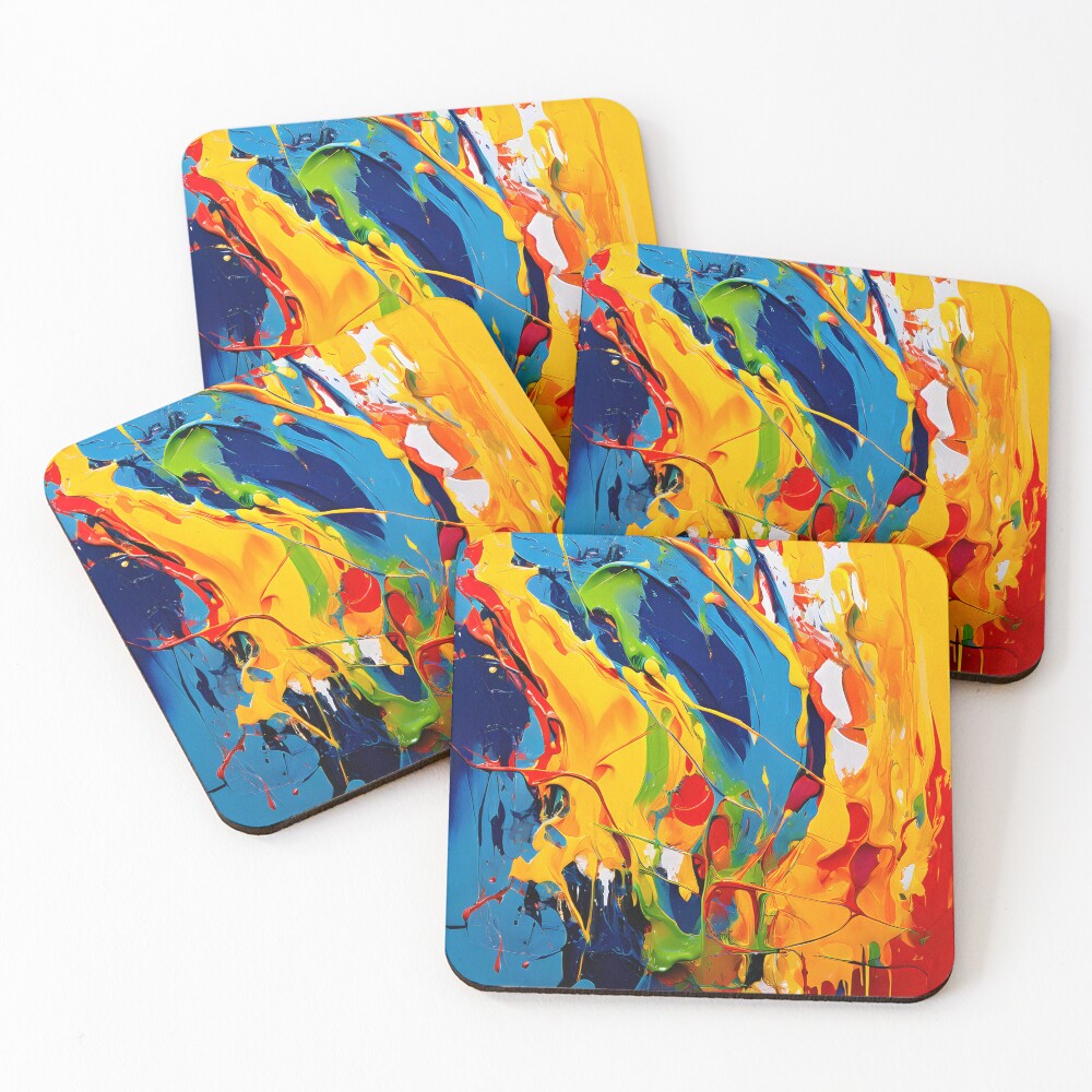 Item preview, Coasters (Set of 4) designed and sold by Crafted-AI.
