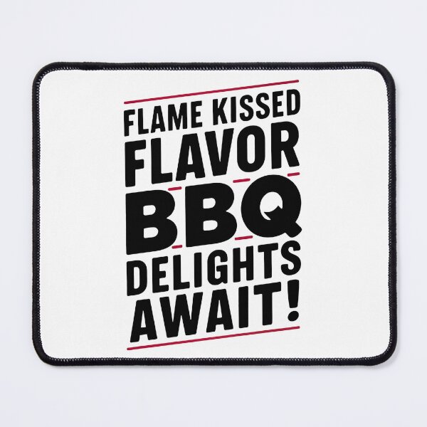 Item preview, FLAME KISSED FLAVOR: BBQ Delights Await! designed and sold by SplashTastic.