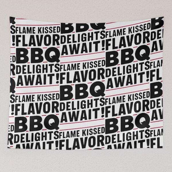 Item preview, FLAME KISSED FLAVOR: BBQ Delights Await! designed and sold by SplashTastic.