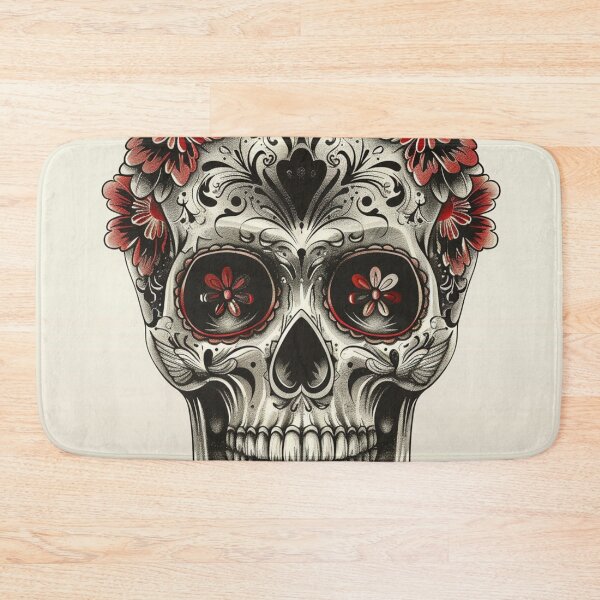 Item preview, Day of the Dead Skull Chrome and Red 4 designed and sold by AstroRisq.