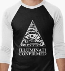 ILLUMINATI CONFIRMED Men's Baseball ¾ T-Shirt
