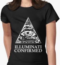 ILLUMINATI CONFIRMED Women's Fitted T-Shirt