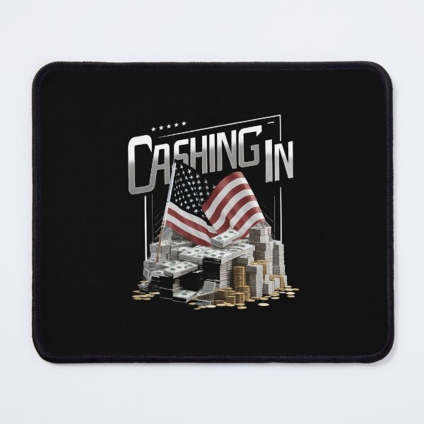 Item preview, “Cashing In” Patriotic Cash Slang Graphic Tee designed and sold by HOMEDESIGNPRINT.