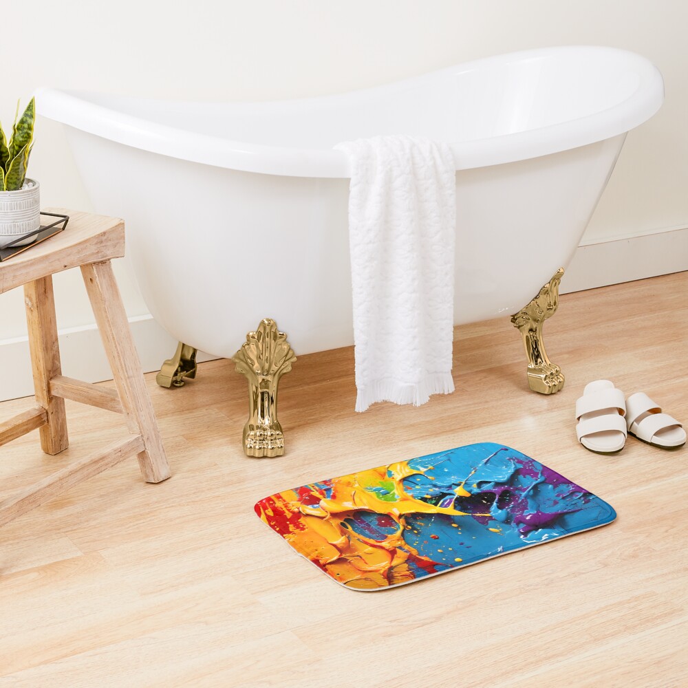 Item preview, Bath Mat designed and sold by Crafted-AI.