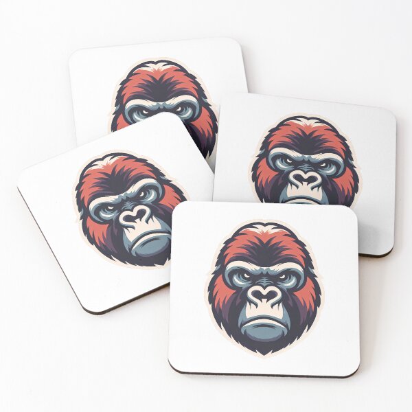 Item preview, Gorilla's Commanding Presence | Gorilla Face designed and sold by Apex-Ape.