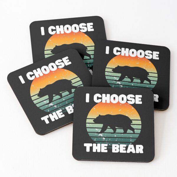 Item preview, I Choose the Bear designed and sold by musthavewords.