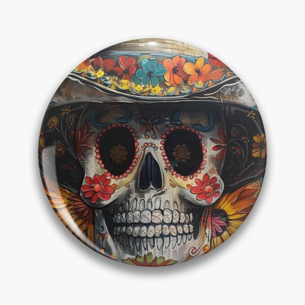Item preview, Day of the Dead Skull Painting Sombrero 2 designed and sold by AstroRisq.