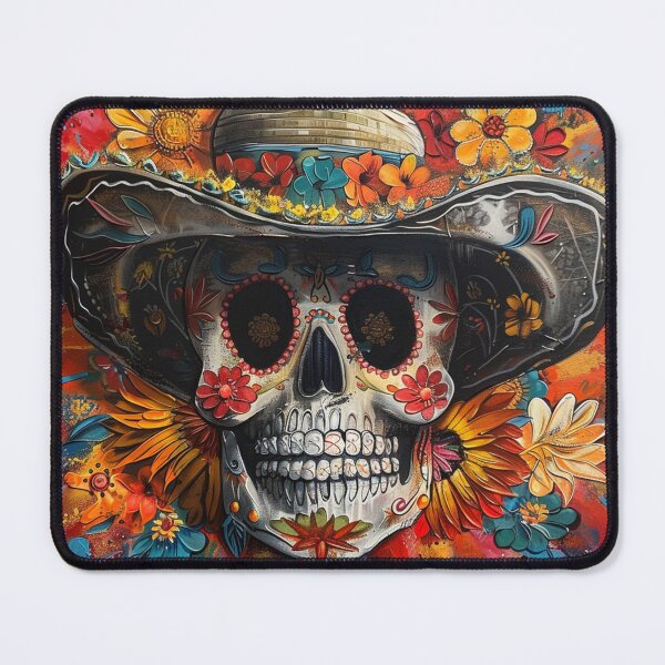 Item preview, Day of the Dead Skull Painting Sombrero 2 designed and sold by AstroRisq.