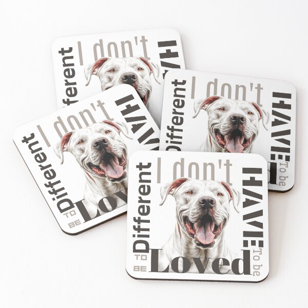 Item preview, Dogo Argentino portre | Being loved designed and sold by Twinmommy Store.