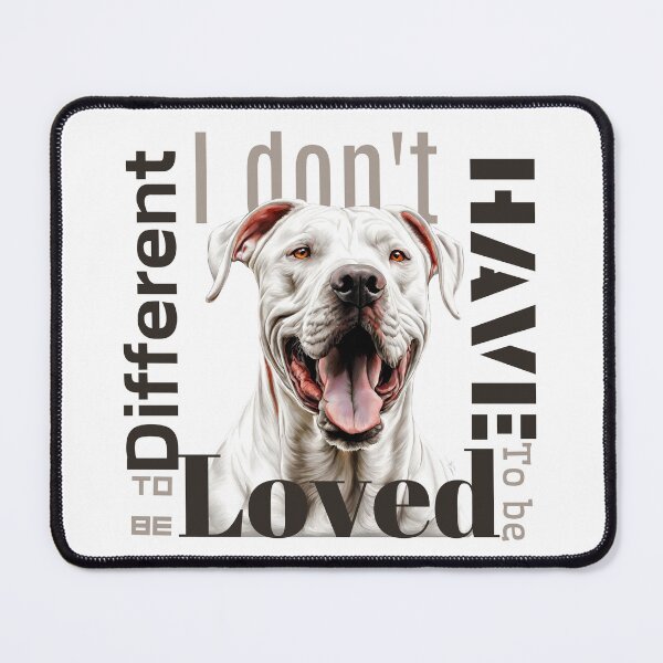 Item preview, Dogo Argentino portre | Being loved designed and sold by Twinmommy Store.