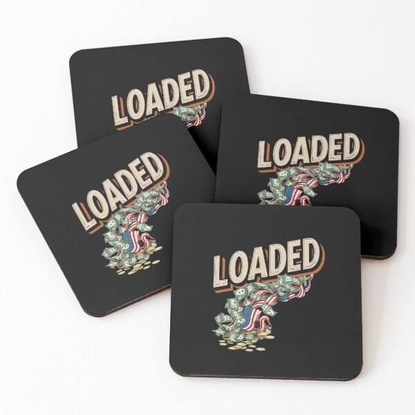 Item preview, LOADED Cash Slang Graphic Tee - Money, Wealth, Rich Lifestyle Shirt designed and sold by HOMEDESIGNPRINT.