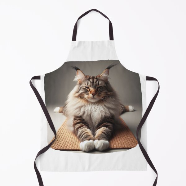 Item preview, Cat yoga on brown blanket designed and sold by Toms Tee.