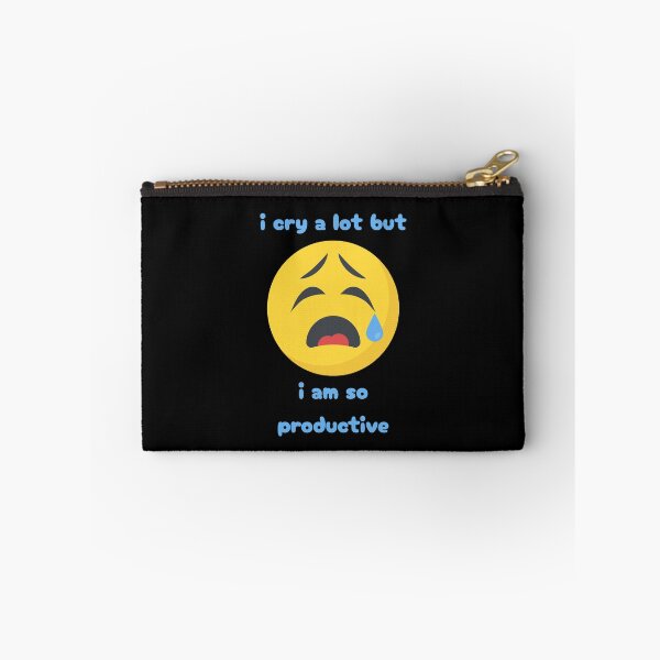 Item preview, I cry a lot but i am so productive designed and sold by SilverLook48.