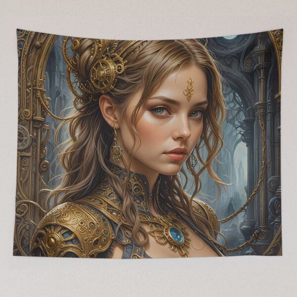 Item preview, Steampunk Warrior Princess designed and sold by FocusedArt.
