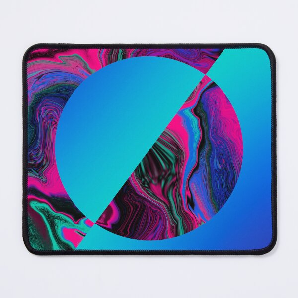 Item preview, Psychedelic Divide, Inside out, colourful abstract circle poster designed and sold by ByteMode.