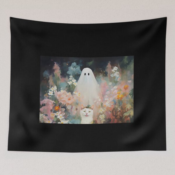 Item preview, Ghost and kitty designed and sold by SameeraDammeyer.