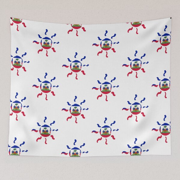 Item preview, Haiti Flag designed and sold by NinniSilver.