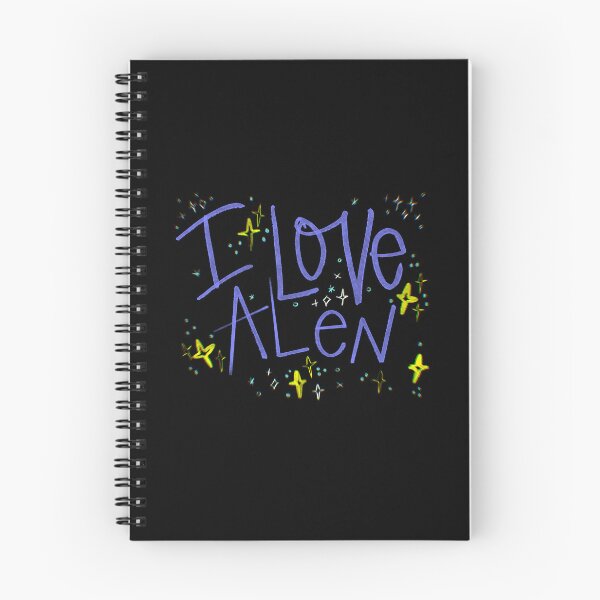 Item preview, I LOVE ALEN NAME PURPLE designed and sold by GIVENGRACE.ART.