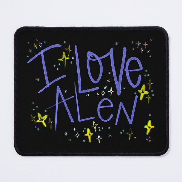 Item preview, I LOVE ALEN NAME PURPLE designed and sold by GIVENGRACE.ART.