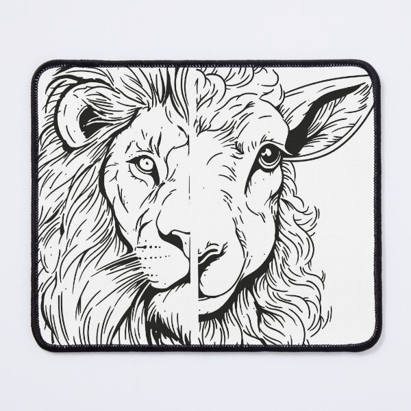 Item preview, Lion and Lamb designed and sold by Motivburg.