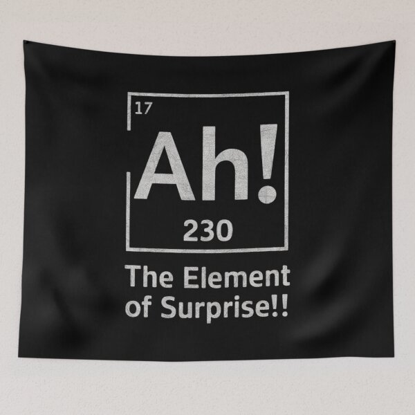 Item preview, Chemical element  of surprise - 'Ah!' designed and sold by 123ks.