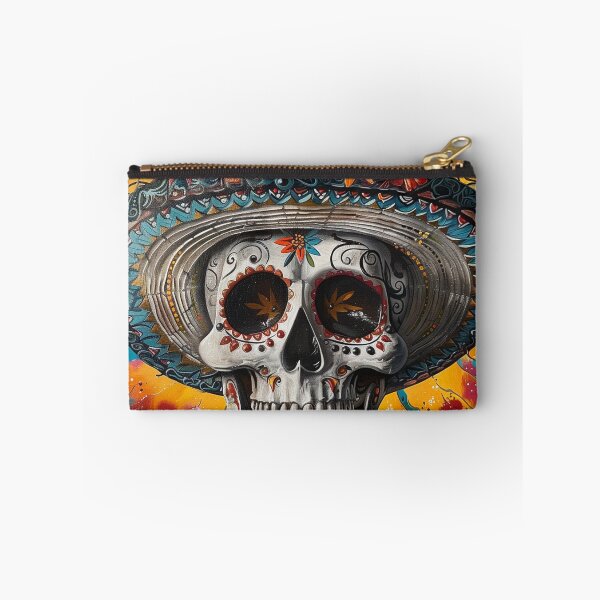 Item preview, Day of the Dead Skull Painting Sombrero 4 designed and sold by AstroRisq.