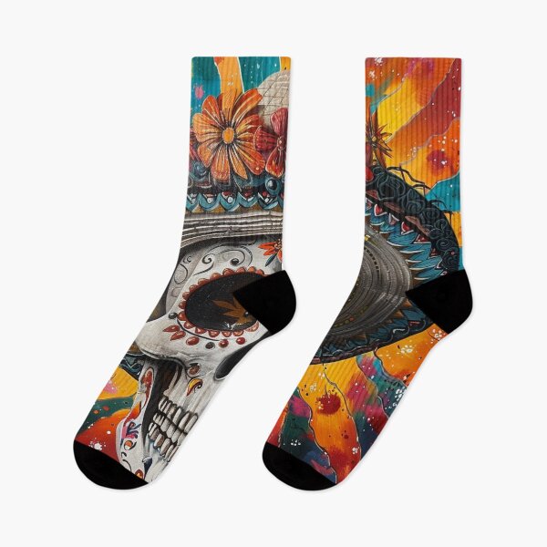 Item preview, Day of the Dead Skull Painting Sombrero 4 designed and sold by AstroRisq.