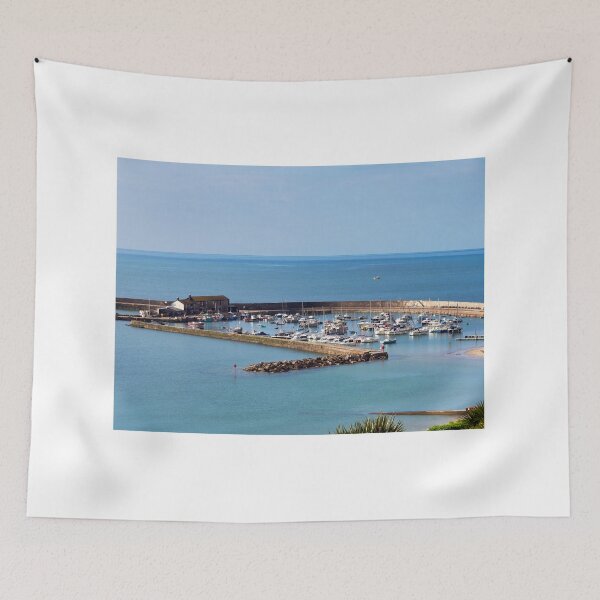 Item preview, Harbour Overview at Lyme Regis Dorset designed and sold by Dorset Girl.