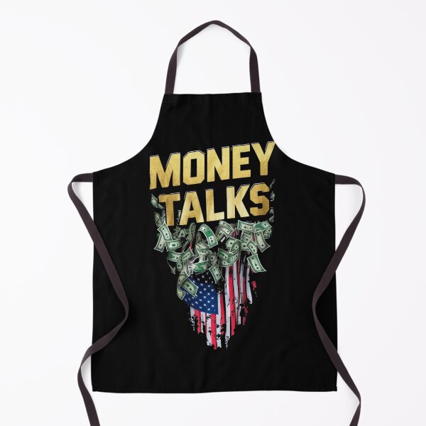 Item preview, Money Talks Graphic Tee - Cash Slang, Dollar Bills, American Flag Design designed and sold by HOMEDESIGNPRINT.