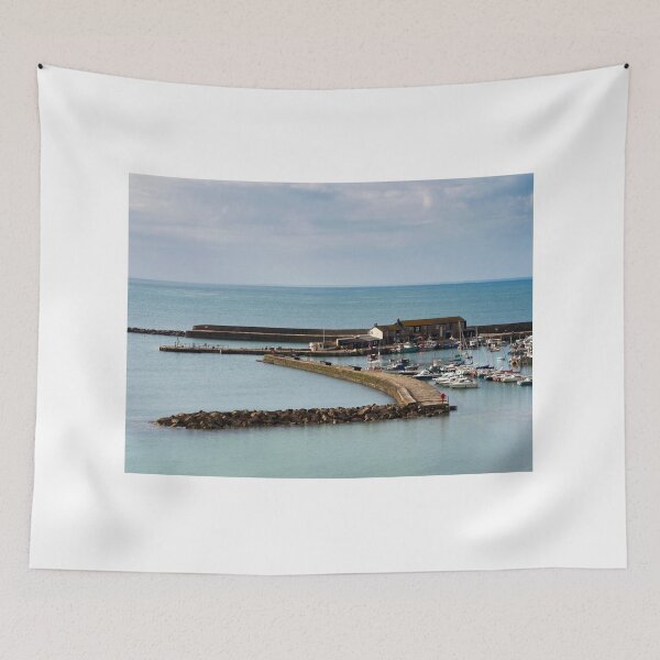 Item preview, Harbour Overview at Lyme Regis Dorset designed and sold by Dorset Girl.