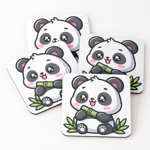 Item preview, Panda with Bamboo designed and sold by Delidream.