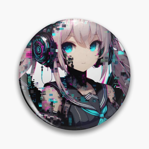 Item preview, Glitch Art Anime Girl #07 designed and sold by Fregoli 2D.