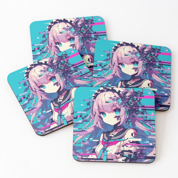Item preview, Glitch Art Anime Girl #08 designed and sold by Fregoli 2D.