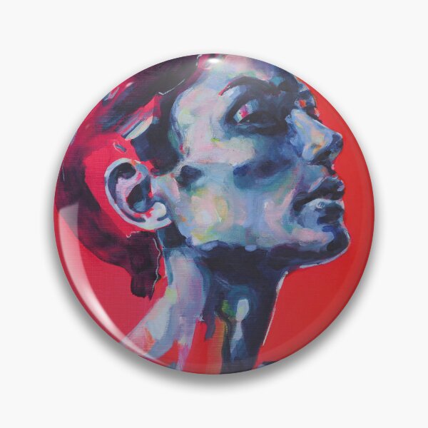 Item preview, Modern artwork, Portrait of a woman painted by a contemporary artist designed and sold by MagdaKlosArt.