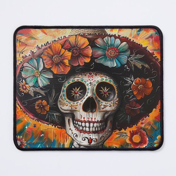 Item preview, Day of the Dead Skull Painting Sombrero 5 designed and sold by AstroRisq.