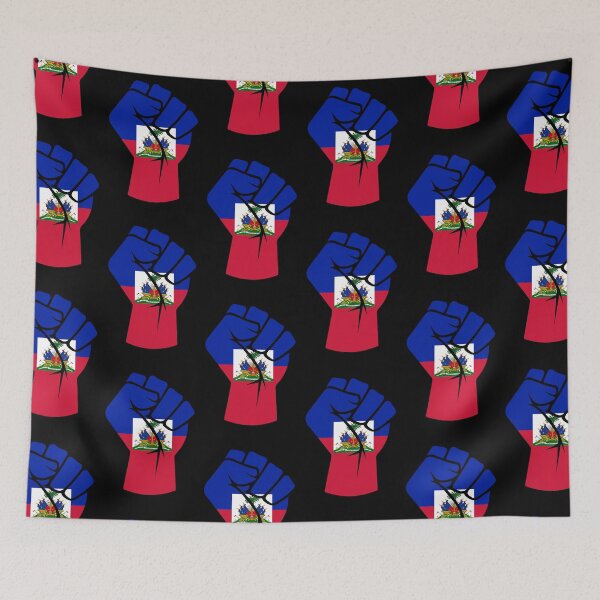 Item preview, Haitian Flag designed and sold by NinniSilver.