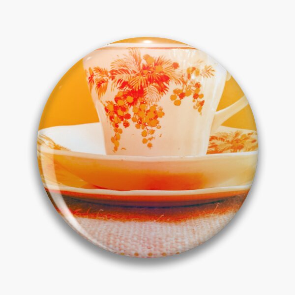 Item preview, Orange Tea Cup designed and sold by AbracadabraArt.