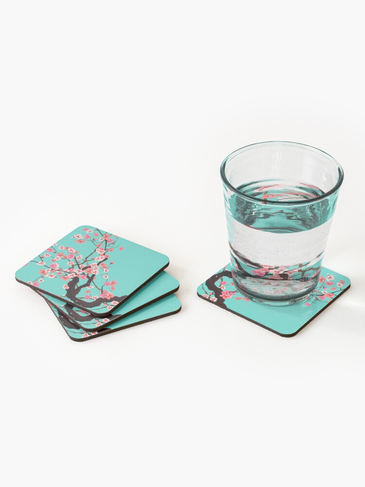 Alternate view of Vaporwave - Arizona Iced Tea (Aesthetic) Coasters (Set of 4)