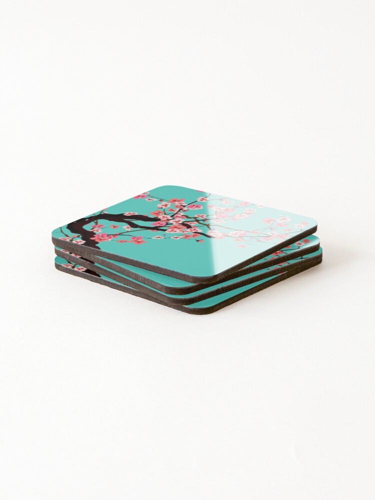 Alternate view of Vaporwave - Arizona Iced Tea (Aesthetic) Coasters (Set of 4)