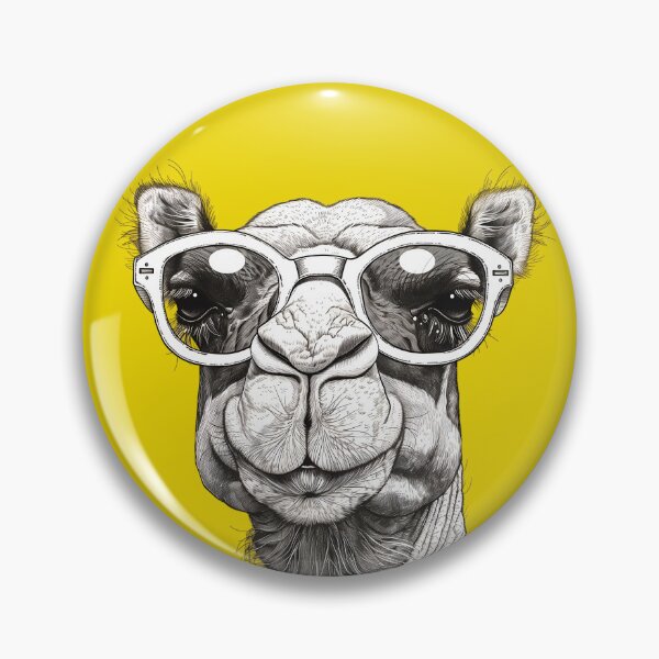 Item preview, Scholarly Camel - Intellectual Desert Dweller Drawing designed and sold by ElegantQuirk.