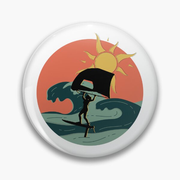 Item preview, wing surfing sunset wing foil design - gift for wing foiling lovers designed and sold by nubiguru.