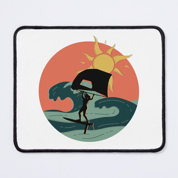 Item preview, wing surfing sunset wing foil design - gift for wing foiling lovers designed and sold by nubiguru.