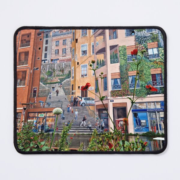 Item preview, Le Mur des Canuts' La Croix-Rousse Lyon, France designed and sold by cpjmathieson.