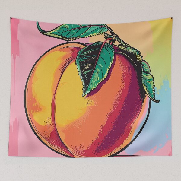 Item preview, Peach Pop Art 1 designed and sold by AstroRisq.