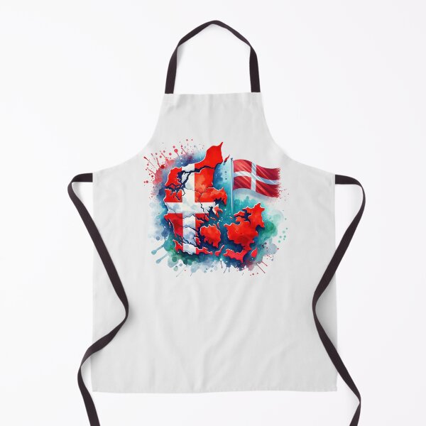 Item preview, Artistic Shores of Denmark - The Flag That Paints a Nation designed and sold by Place-Heritages.