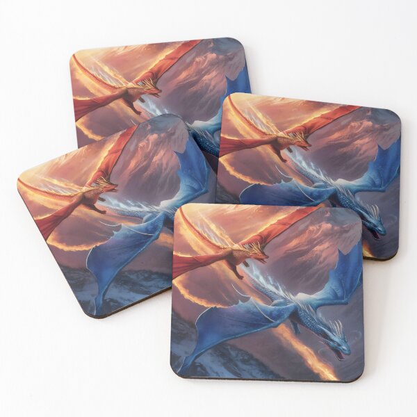 Item preview, Flight through the Mountains. The adventure of two dragons. designed and sold by MyHappyArtShop.
