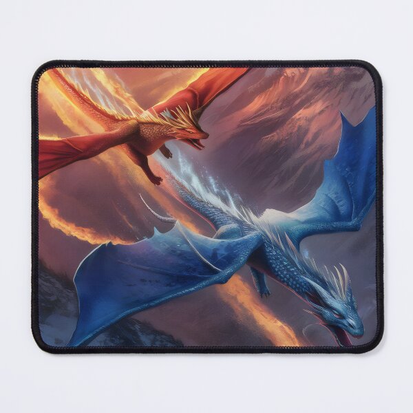 Item preview, Flight through the Mountains. The adventure of two dragons. designed and sold by MyHappyArtShop.