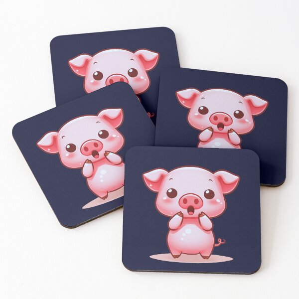 Item preview, "Piggy Pals: Pink and Proud of It!" designed and sold by JAMESAMORN.